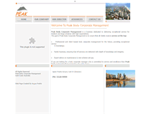 Tablet Screenshot of peakbcm.com.au